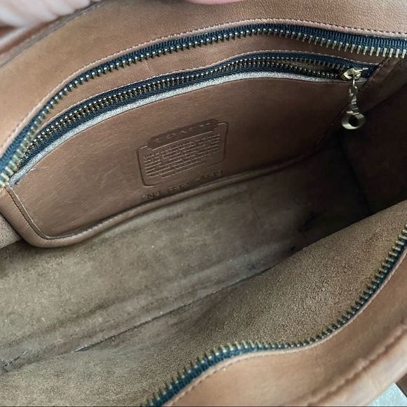 Vintage Coach Swagger Purse Shoulder Bag Tabac - Picture 6 of 11